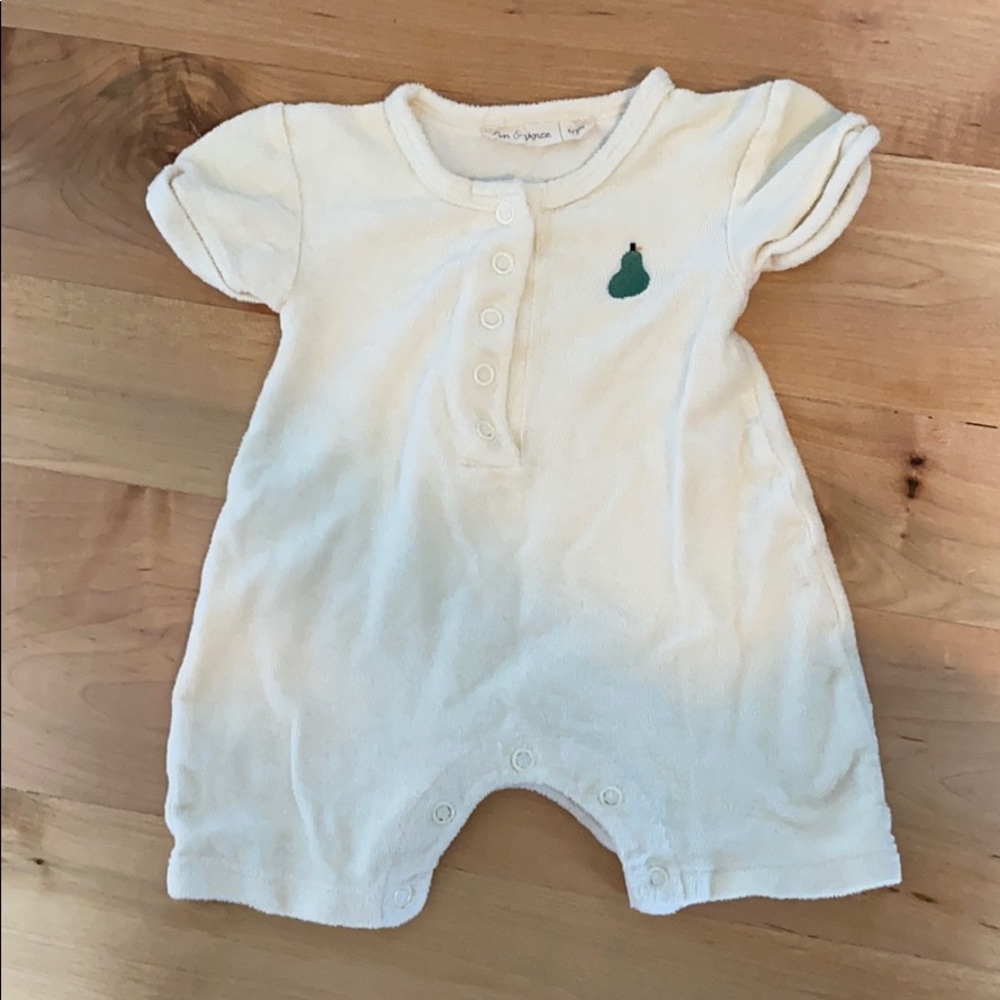 Fin & Vince 0-3M Terry Onesie